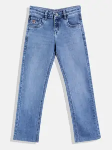 Monte Carlo Boys Straight Fit Light Fade Stretchable Jeans