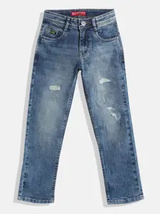 Monte Carlo Boys Straight Fit Ripped Jeans