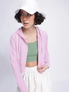 DressBerry Hooded Crop Sweatshirt