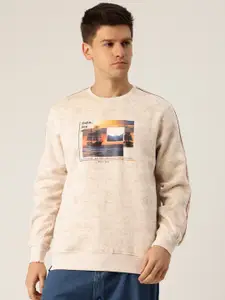 Monte Carlo Cotton Rich Printed Sweatshirt