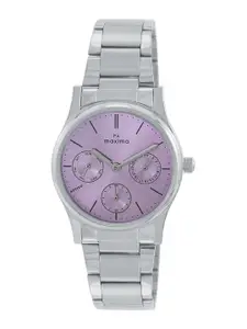 maxima Women Analogue Chronograph Watch O-65571CMLI