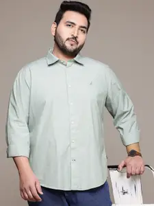 Nautica Men Plus Size Slim Fit Casual Shirt