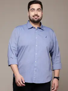 Nautica Men Plus Size Slim Fit Casual Shirt