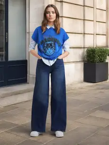 Flying Machine K-Street X High Rise Baggy Fit Jeans