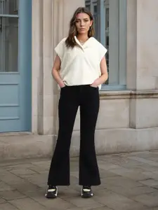 Flying Machine Women Flared High-Rise Stretchable Jeans