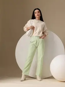 Chemistry Women Straight Fit High-Rise Stretchable Jeans