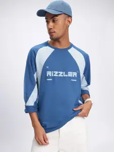 Kook N Keech Typography Printed Raglan Sleeves Sweatshirt