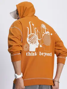 Kook N Keech Graphic Printed Hooded Upfront Stitch Pullover