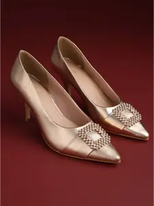 Lino Perros Embellished Slim Heeled Pumps