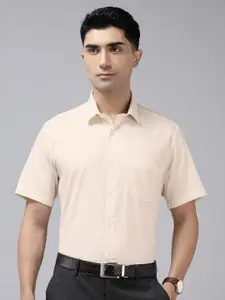 Van Heusen Custom Self Design Pure Cotton Formal Shirt