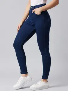 DOLCE CRUDO Skinny High Rise Clean Look Regular Stretchable Denim Jeans