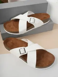 MOZAFIA Women Buckle Flats