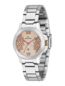 maxima Women Attivo Printed Bracelet Style Analogue Watch 42906CMLI