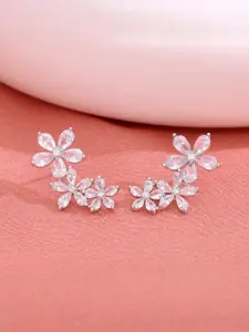 KAI JEWEL 92.5 Sterling Silver Rhodium-Plated Cubic Zirconia Studs