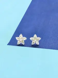 KAI JEWEL 92.5 Sterling Silver Rhodium-Plated Cubic Zirconia Studs