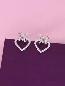 KAI JEWEL 92.5 Sterling Silver Rhodium-Plated Cubic Zirconia Studs