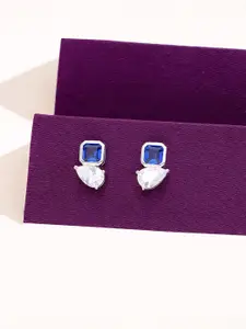 KAI JEWEL 92.5 Sterling Silver Rhodium-Plated Cubic Zirconia Studs