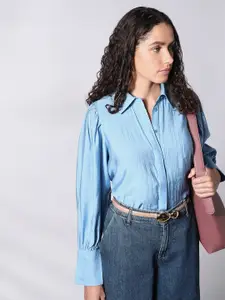 Vero Moda Women Spread Collar Solid Formal Shirt