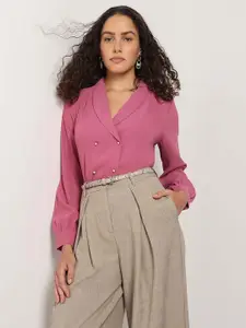 Vero Moda Women Solid V-Neck Top