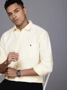 Louis Philippe Jeans Slim Fit Opaque Pure Cotton Casual Shirt