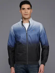 Louis Philippe Sport Ombre Effect Reversible Bomber Jacket