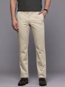 Louis Philippe Sport Men Striped Slim Fit Trousers