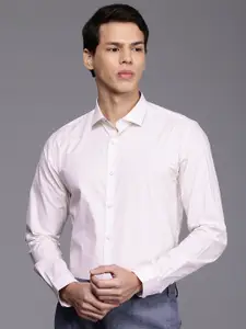 Louis Philippe Ath.Work  Super Slim Fit Opaque Printed Semiformal Shirt