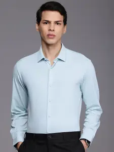 Louis Philippe Ath.Work Super Slim Fit Geometric Printed Semiformal Shirt