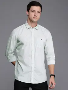 Louis Philippe Jeans Pure Cotton Slim Fit Opaque Printed Casual Shirt