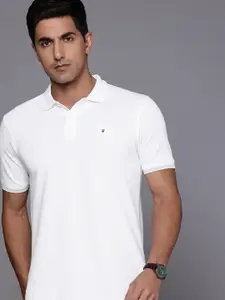 Louis Philippe Jeans Polo Collar Pure Cotton Slim Fit T-shirt
