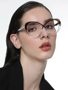 HAUTE SAUCE by  Campus Sutra HAUTE SAUCE by Campus Sutra Women Cateye Sunglasses with Polarised Lens AW24_HSSG2712