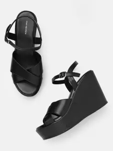 Van Heusen Criss-Cross Wedge Heels