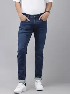 SPYKAR Men Skinny Slim Fit Low-Rise Light Fade Stretchable Jeans