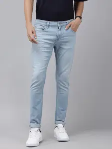 SPYKAR Men Super Skinny Fit Low-Rise Light Fade Stretchable Jeans
