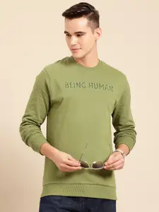 Being Human Men Pure Cotton Sweatshirt