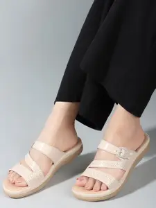 The Roadster Lifestyle Co Women Open Toe Flats