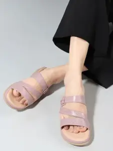 The Roadster Lifestyle Co. Solid Women Open -Toe Flats