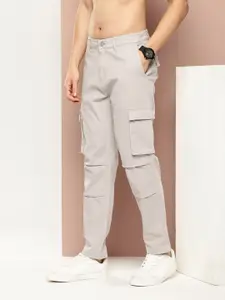 Harvard Men Slim Fit Mid Rise Cargos Trousers