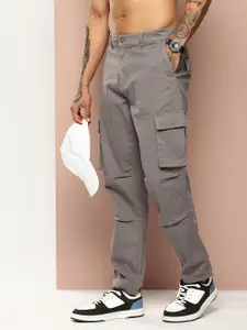Harvard Men Slim Fit Mid Rise Cargos Trousers