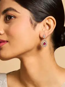 Kushal's Fashion Jewellery Embellished Bridal Contemporary Studs