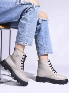 JM Looks Women Solid Chunky Boots