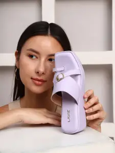 Lavie Women Solid Wedge Heel Gladiators