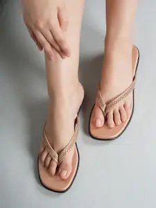 DressBerry Women Embellished Party T-Strap Flats