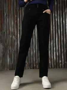 High Star Women Solid Slim Fit High-Rise Jeans