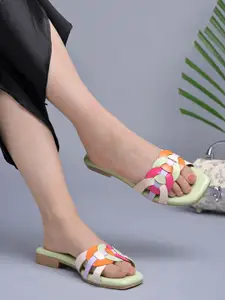 Shoetopia Women One Toe Flats