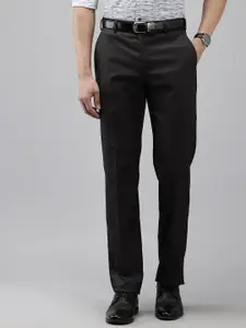 Park Avenue Men Textured Formal Trousers