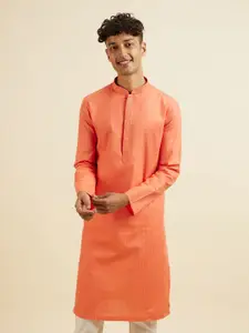 Manyavar Straight Sequinned Kurta with Pyjamas