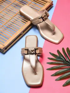 Try Me Women Printed Ethnic Open Toe Flat Sandal