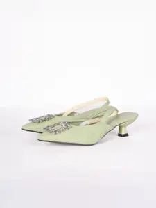 MyMy footwear Women Embellished Party Kitten Pumps