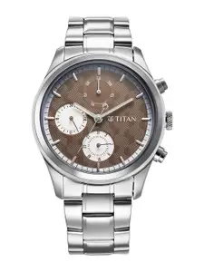 Titan Men Calendar Bracelet Style Analogue Watch 10026SM01